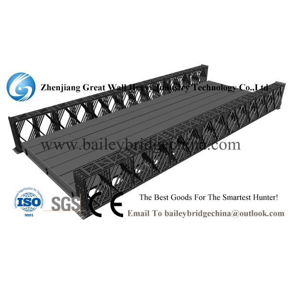 Quality CB200(HD200) Double Lane QS ,Bailey Bridge From China,truss bridge,prefabricated bridge for sale