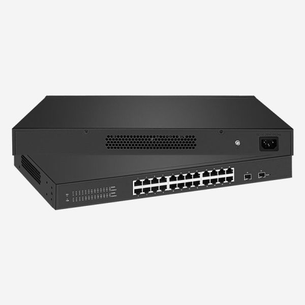 Gigabit Easy Smart Switch 24-Port 10/100/1000Mbps IEEE 802.3x Flow Control 8K