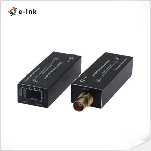 Mini HD SDI Fiber Extender 1 Channel Video with Embedded Audio Transmission