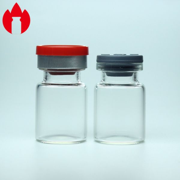 Pharmaceutical 5ml Clear or Amber Mini Lyophilization Glass Vials With Cap