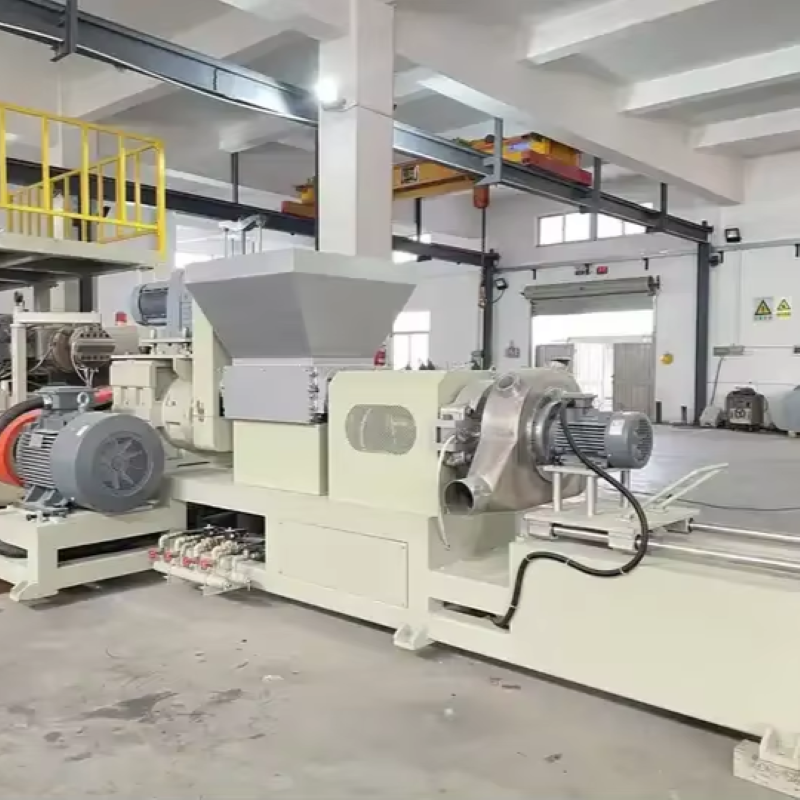 Wholesale Single Screw Double Cone Extrusion Granulator Machine For Rubber And Plastic from china suppliers