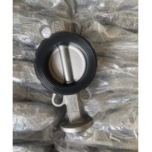 DN100 CF8M 150LB ANSI stainless steel butterfly valve