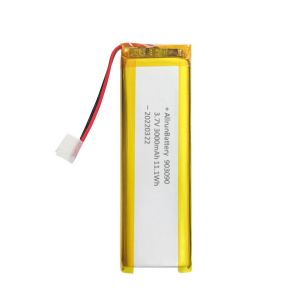 Custom Rechargeable Lithium Polymer Battery 3.7 V 3000mAh 903090