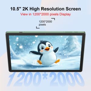 C Idea Newest 10.5 Inch Android 14 Tablet PC 2k Touch Screen Tablet with SIM
