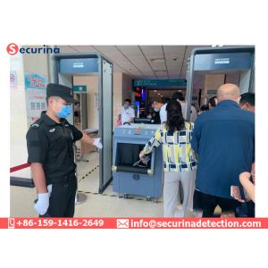 668mm Height 80kv X Ray Baggage Scanner Introscope For Security