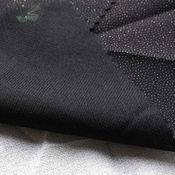 Professional Plain Interlining Garment Fabric Lightweight 20-120gsm Weight Plain Dyed