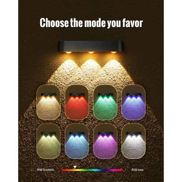 Monocrystalline Silicon Solar Lights Set with Ternary Lithium Battery Waterproof