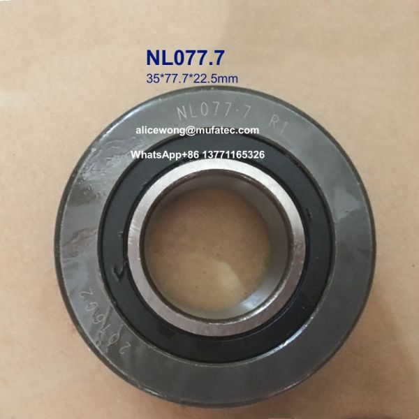 NL077.7 forklift bearings heavy duty ball bearings 35x77.7x22.5mm