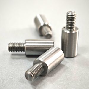 Stainless Steel External Threads Positioning Pins Fitting Function Bright Finish