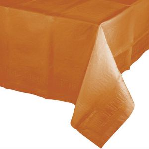 Linen Printed Party Paper Tablecloths OEM ODM Service OUCHAME