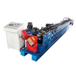 Metal Coil Steel Profile Door Frame Roll Forming Machine Produce Gate Frame