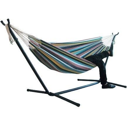 Quality Modern Design Style Outdoor Garden Hammock With Stand Portable Swing Standing Hammock for sale