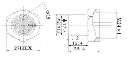 Flush Diaphragm Structure Silicon Pressure Sensor For Easy Cleaning And High Reliability Level Sensor Cell