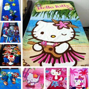 Wholesale 100% cotton velour custom design reactive printed beach towel from china suppliers
