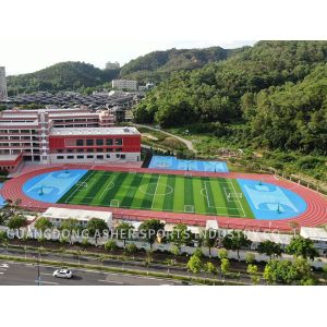 Advanced Impact Absorption Rubber Track With 47BPN Slip Resistance