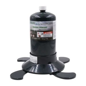 Propane Gas Cylinder Base Foldable Fuel Canister Stabilizer Stand for Heating