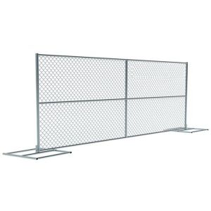 Wholesale Portable 6 FT X 10 FT Temporary Chain Link Fence Panels , Temporary Privacy Fence from china suppliers