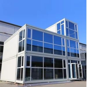 20ft Or 40ft Folding Construction Portable Container Office For 30-Year Life