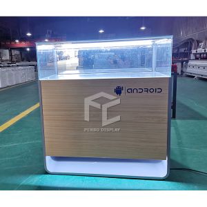 ODM Mobile Accessories Showcase With T5 LED Light