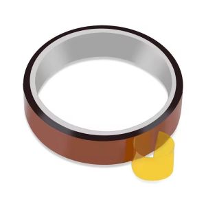 Black Polyimide Tape Elongation 150% Tensile Strength 19N/25mm Top Notch