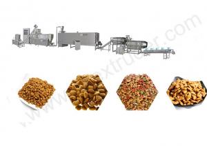 Wholesale Dry Kibble Pet Food Extruder Machinery Production Line for Dog / Cat / Fish from china suppliers