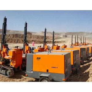 Portable Configuration and Diesel Power Source Mining used 7bar screw air