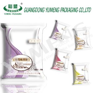 Custom printing food grade mooncake plastic packaging bag