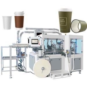 Wholesale Ultrasound 8 Oz 6 Oz Coffee Cup Paper Cup Manufacturing Machine Semi Automatic from china suppliers