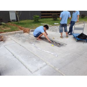 Color camera Under Vehicle Surveillance System with automatic alarm for weapons