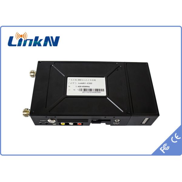 2km FHD Video Transmitter High Security AES256 Encryption COFDM Modulation Low