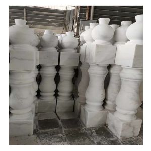 Stair Railings Handrails White Marble Stone Granite Railing Handrail Stone