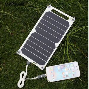 10V 5W Solar Panel Solar Usb Charger For Small Desk Lamp Flashlight Cellphone Charging