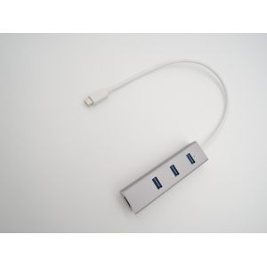 Female 4 Ports USB 3.0A Type C Multiport Adapter HUB