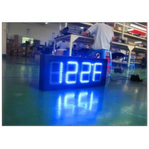Custom Size Large Outdoor LED Price Signs For Gas Stations With 4 And 5 Digit