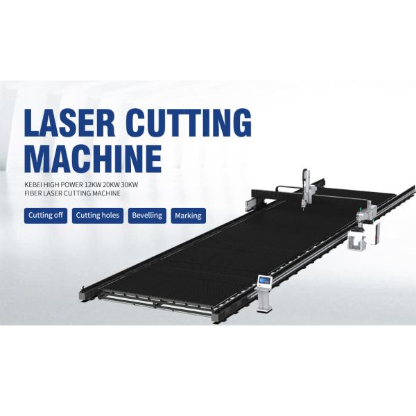 High Speed Gantry Fiber Laser Machine Large Steel Working Processing Range Cuttng K Bevel V bevel