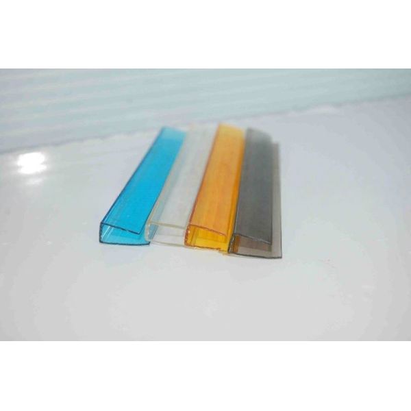4-16MM Thickness 6M Length 16mm Polycarbonate U Profile