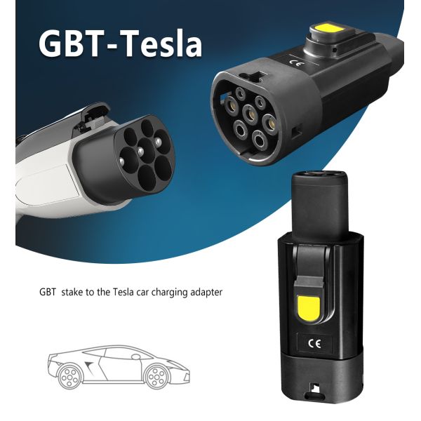 GBT NACS Portable EV Adapter 240V Operation Voltage 32A Output Current for Portable Car Charging Station NACS GBT