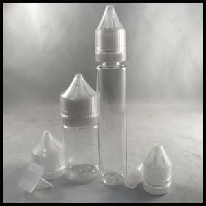 30ml Clear Plastic Dropper Bottles , Pharmaceutical 30ml Pet Plastic Bottles