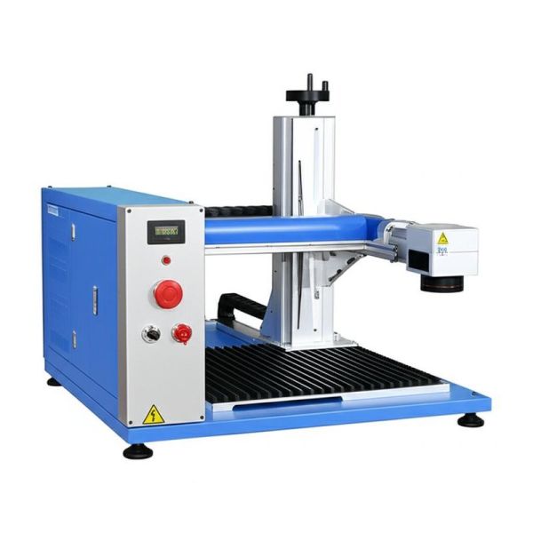 Table Travel 200*200*60mm Fiber Laser Engraving Machine with Air Cooling System