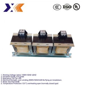 200kw 450A Three Phase Reactor with Customized Package Type and 1.401mh