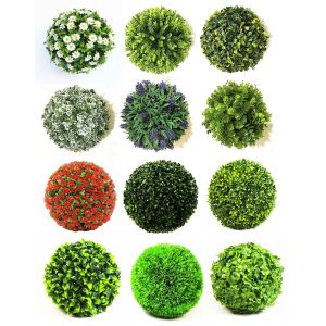Garden Home Artificial Hanging Topiary Balls 17 Inch