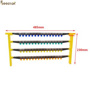 Plastic Queen Rearing Frame Kit with Cell Bar Cups Cell Cells Holder