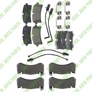 For Bentley Mulsanne Front & Rear Brake Pad + FREE SENSOR Kit OEM 3Y0698151B