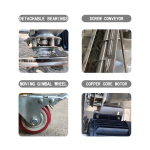 OEM Factory Screw Conveyor Feeder Commercial Multifunctional Dust Screw Conveyor