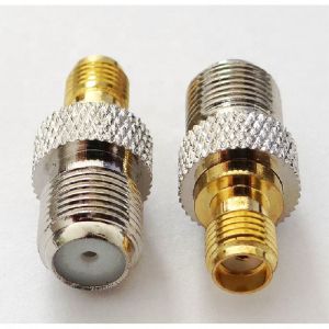 F Type Female Jack to Male Plug Connector Straight RF Coaxial Adapter F