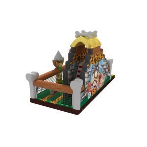 Long Rectangle Shape Kid Commercial Inflatable Water Slides / Indian Themed