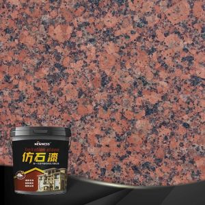 Decorative Artificial Stone Paint with Matt Glossy Finish and Spray Application