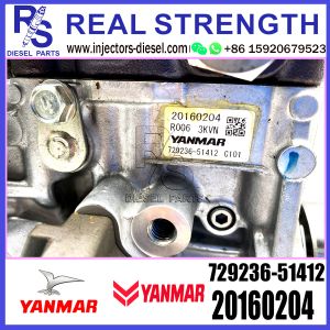 Yanmar PUMP 729236-51412 20160204 Diesel Fuel Injector Pump assembly 729236