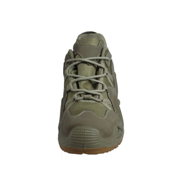 Round Toe Style Army Boots for Men and Women 36-47 Sizes Suede Cow Leather Oxford Fabric Upper