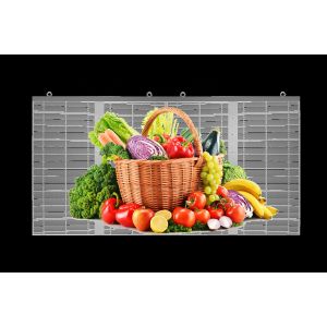 Indoor Transparent Led Display Screen P3.91led Video Wall Glass Led Mesh Display